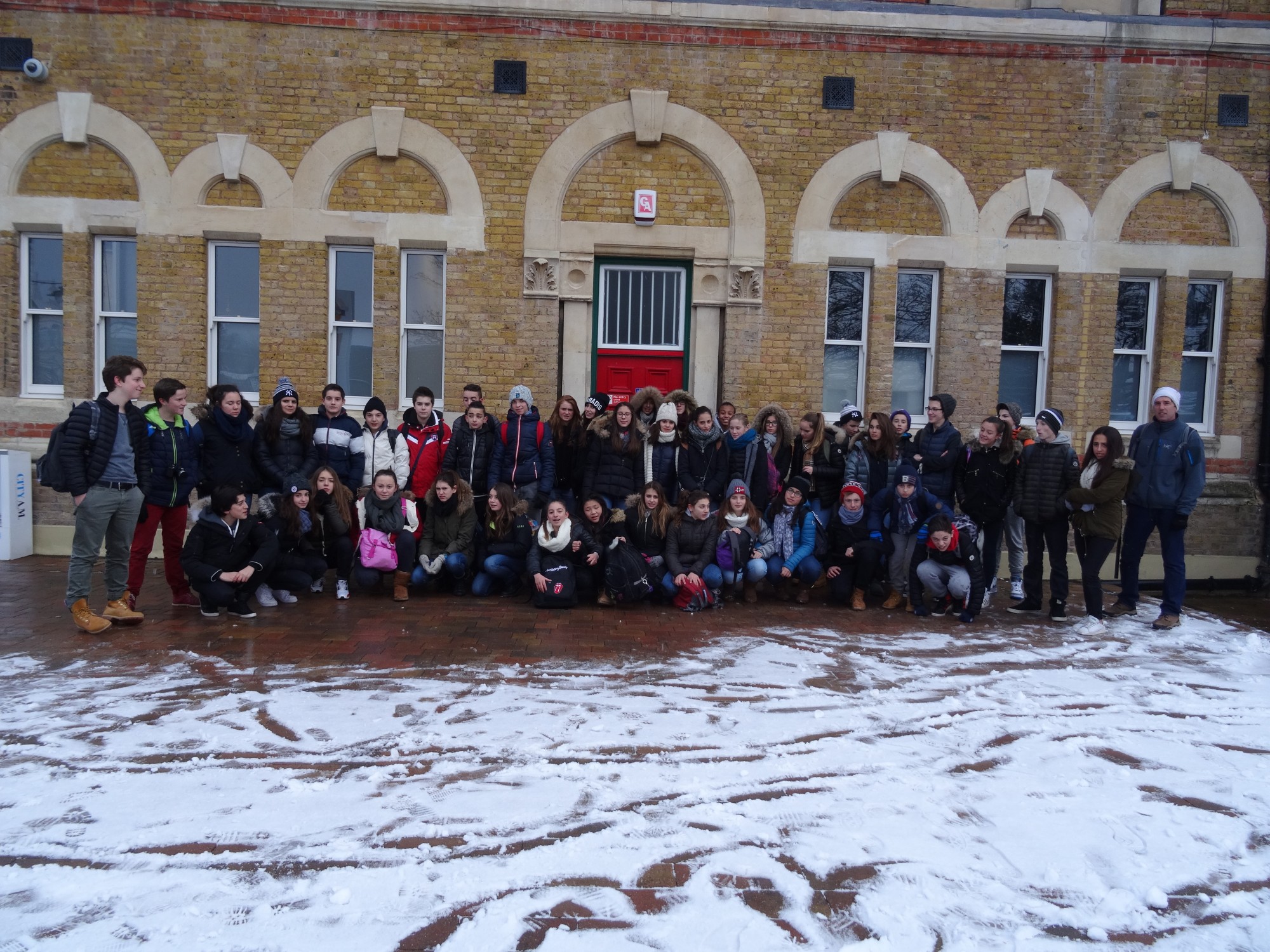 Photo de groupe à Crystal Palace