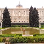 Le Palais Royal vu depuis les jardins de Sabatini